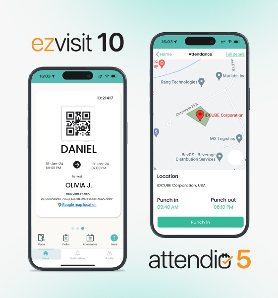 Visitor and attendance management mobile app - GreenID